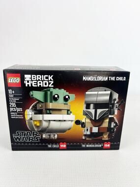 LEGO 75317 Brickheadz Star Wars The Mandalorian & the Child Set New Sealed